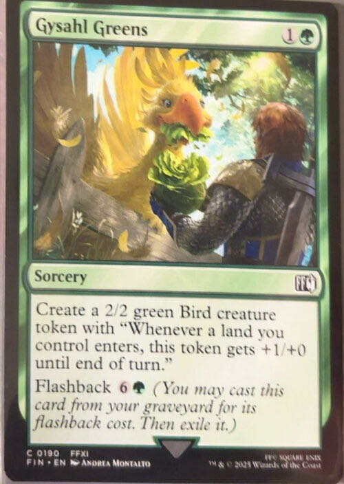 Gysahl Greens  magic card collectible - Main Image 2