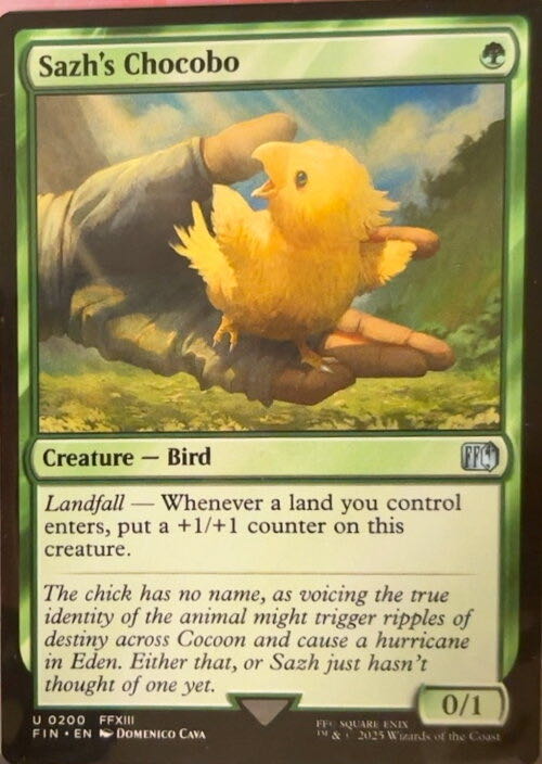 Sazh’s Chocobo  magic card collectible - Main Image 2