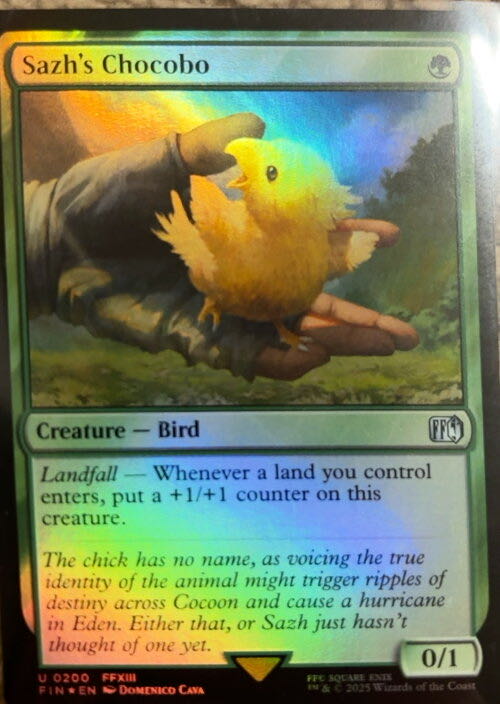 Sazh’s Chocobo  magic card collectible - Main Image 3