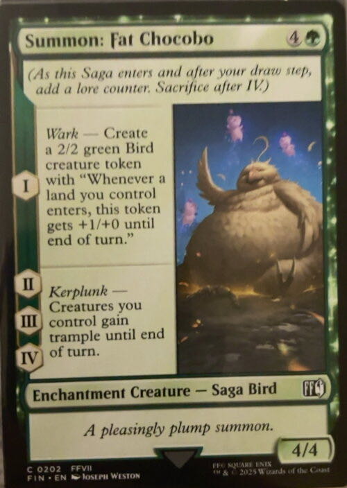 Summon: Fat Chocobo  magic card collectible - Main Image 2