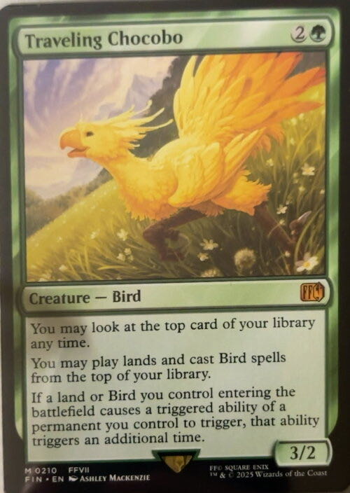 Traveling Chocobo  magic card collectible - Main Image 2