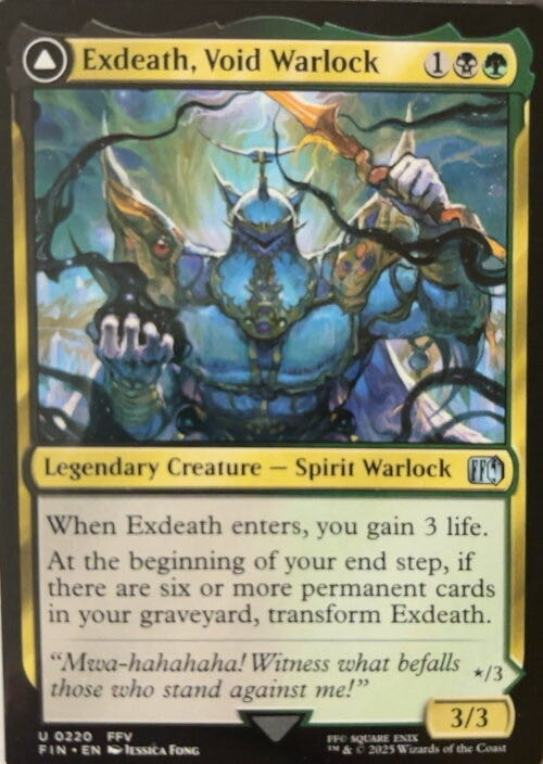 Exdeath, Void Warlock // Neo Exdeath, Dimension’s End  magic card collectible - Main Image 2