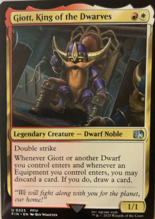 Giott, King of the Dwarves  magic card collectible - Main Image 2