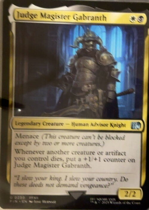 Judge Magister Gabranth  magic card collectible - Main Image 2