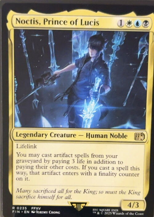 Noctis, Prince of Lucis  magic card collectible - Main Image 2