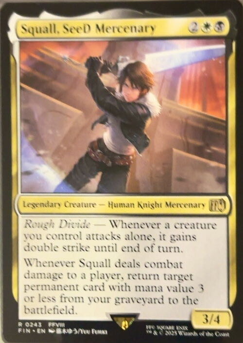Squall, SeeD Mercenary  magic card collectible - Main Image 2