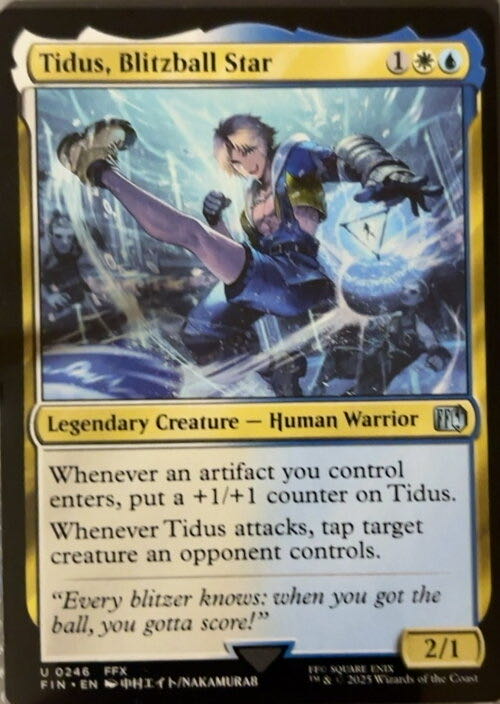 Tidus, Blitzball Star  magic card collectible - Main Image 2