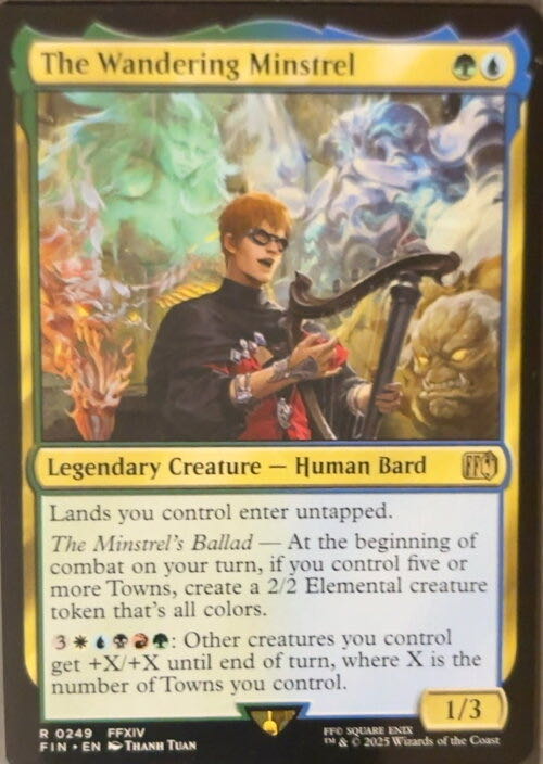 The Wandering Minstrel  magic card collectible - Main Image 2