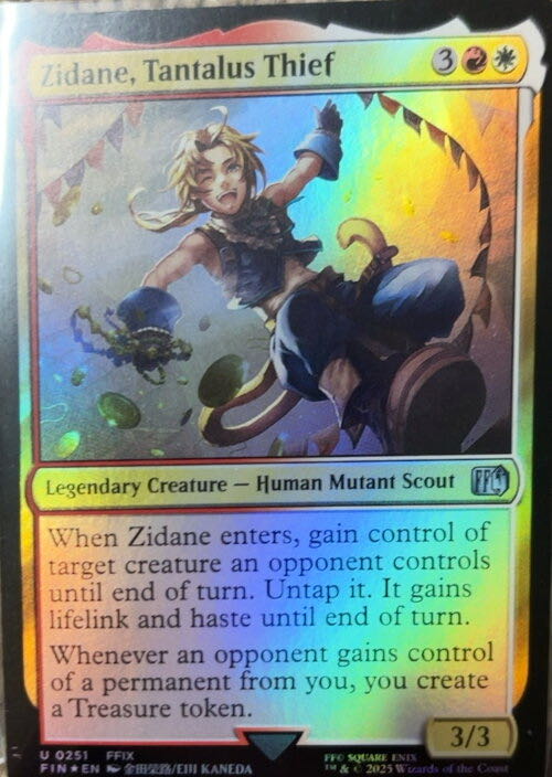 Zidane, Tantalus Thief  magic card collectible - Main Image 3
