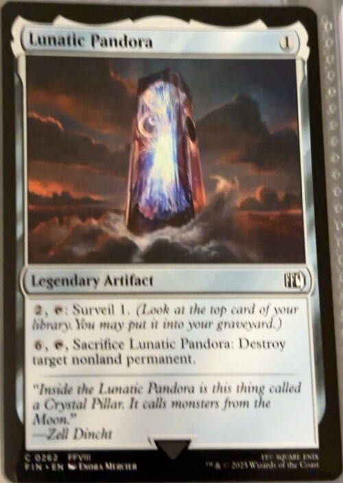 Lunatic Pandora  magic card collectible - Main Image 2