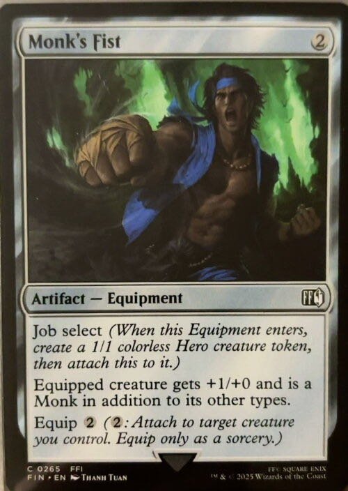 Monk’s Fist  magic card collectible - Main Image 2