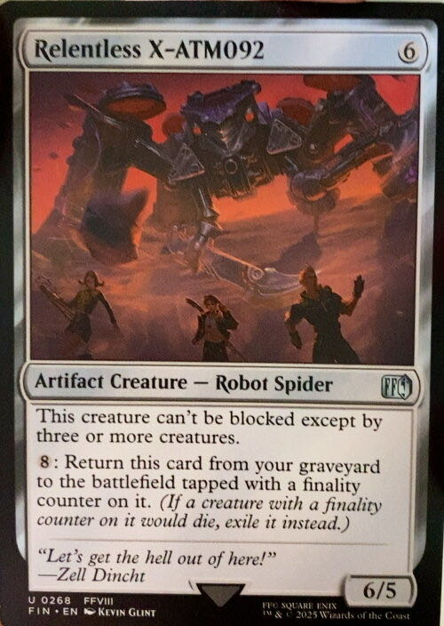Relentless X-ATM092  magic card collectible - Main Image 3