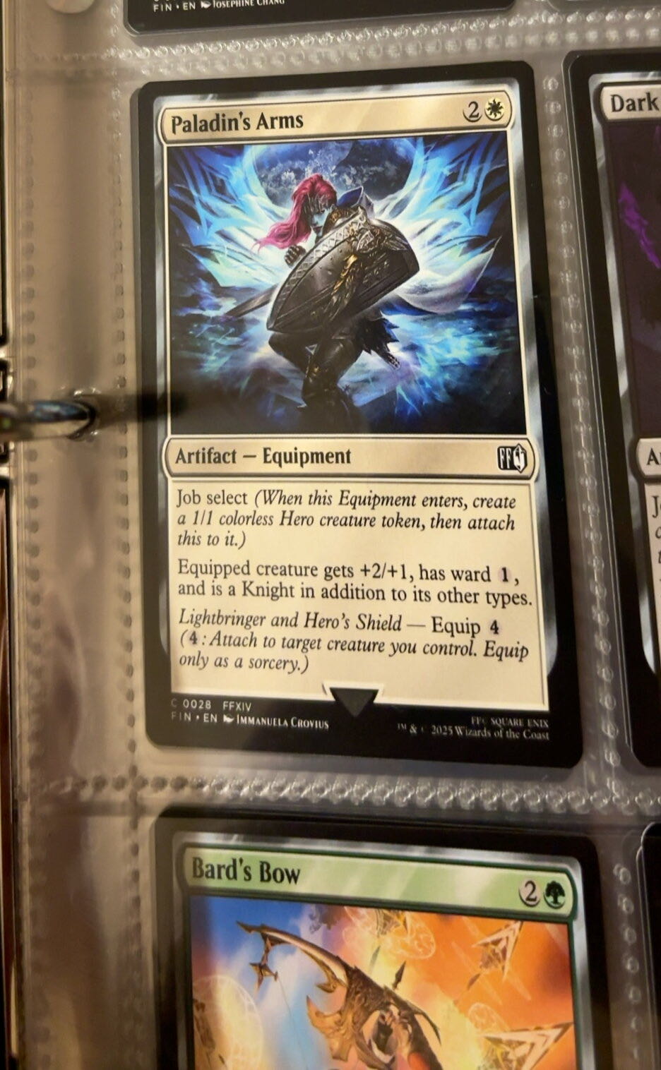 Paladin’s Arms  magic card collectible - Main Image 4