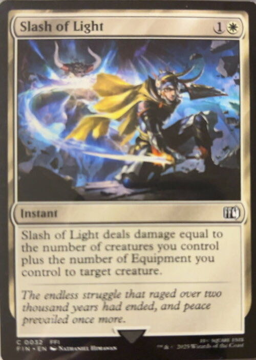 Slash of Light  magic card collectible - Main Image 2