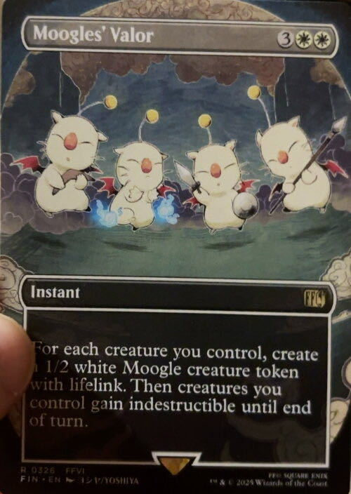 Moogles’ Valor  magic card collectible - Main Image 3