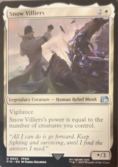 Snow Villiers  magic card collectible - Main Image 2