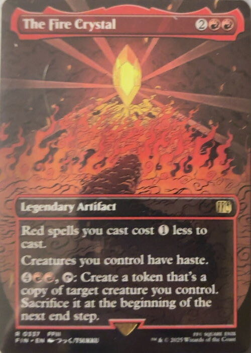 The Fire Crystal  magic card collectible - Main Image 2