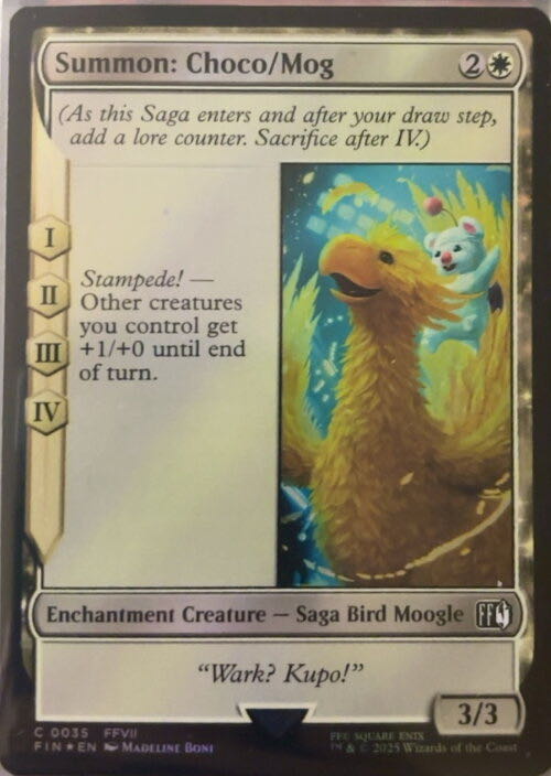 Summon: Choco/Mog  magic card collectible - Main Image 2