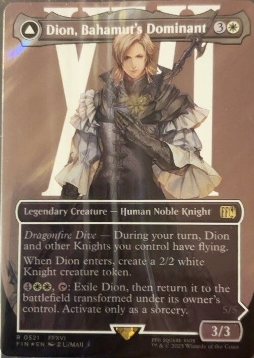 Dion, Bahamut’s Dominant // Bahamut, Warden of Light  magic card collectible - Main Image 2