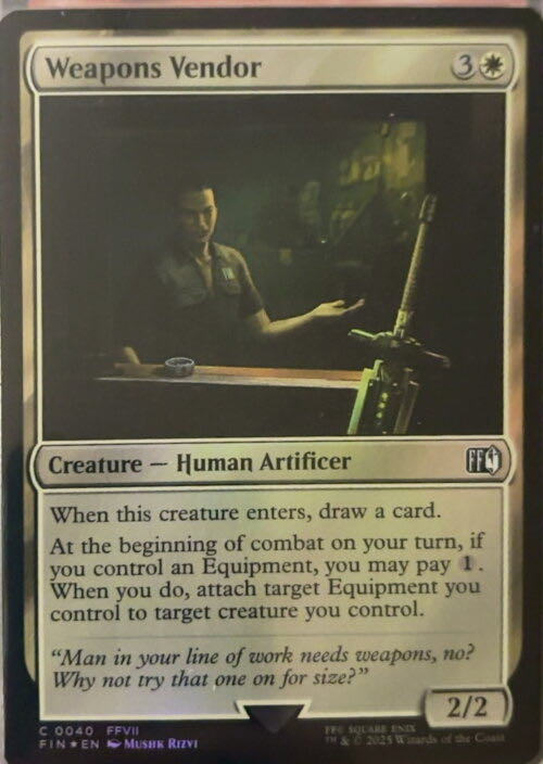 Weapons Vendor  magic card collectible - Main Image 2