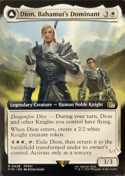 Dion, Bahamut’s Dominant // Bahamut, Warden of Light  magic card collectible - Main Image 2