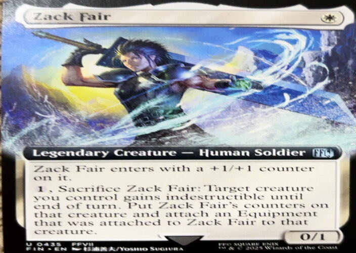 Zack Fair  magic card collectible - Main Image 3