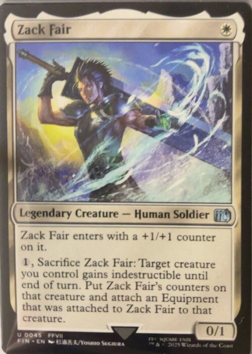 Zack Fair  magic card collectible - Main Image 2