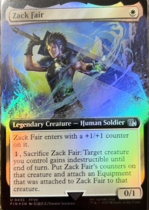 Zack Fair  magic card collectible - Main Image 3