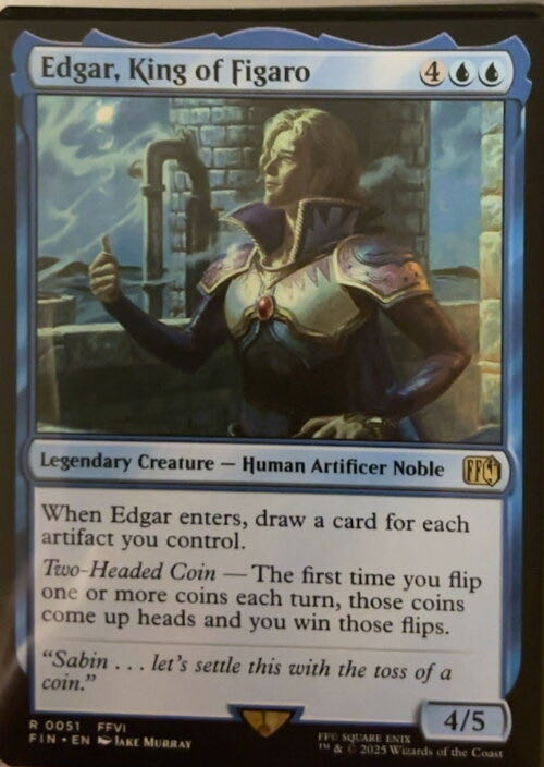 Edgar, King of Figaro  magic card collectible - Main Image 2