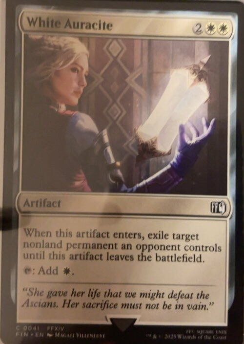 White Auracite  magic card collectible - Main Image 2