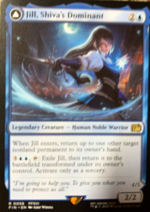 Jill, Shiva’s Dominant // Shiva, Warden of Ice  magic card collectible - Main Image 3