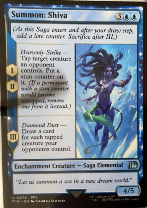 Summon: Shiva  magic card collectible - Main Image 2