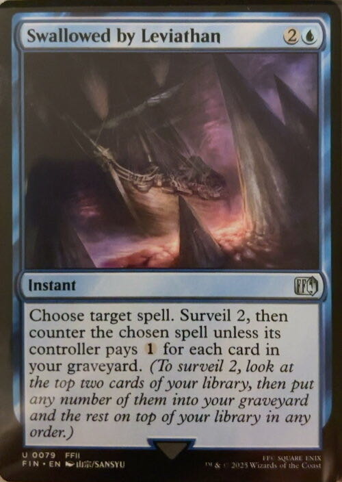 Swallowed by Leviathan  magic card collectible - Main Image 2