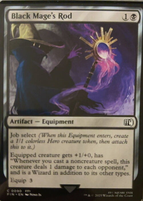 Black Mage’s Rod  magic card collectible - Main Image 2