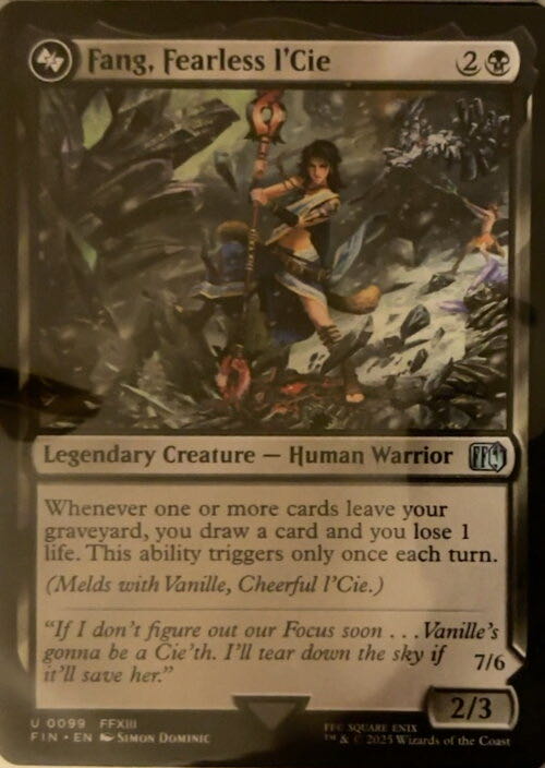 Fang, Fearless l’Cie  magic card collectible - Main Image 2