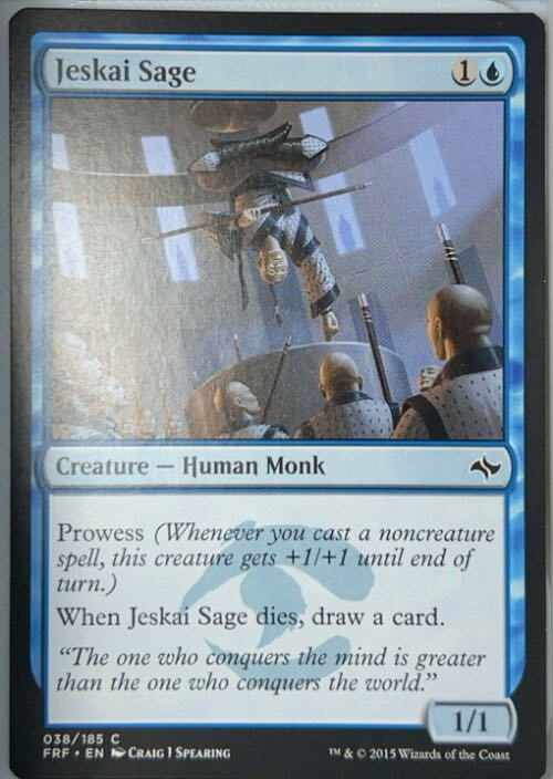 Jeskai Sage  magic card collectible - Main Image 3