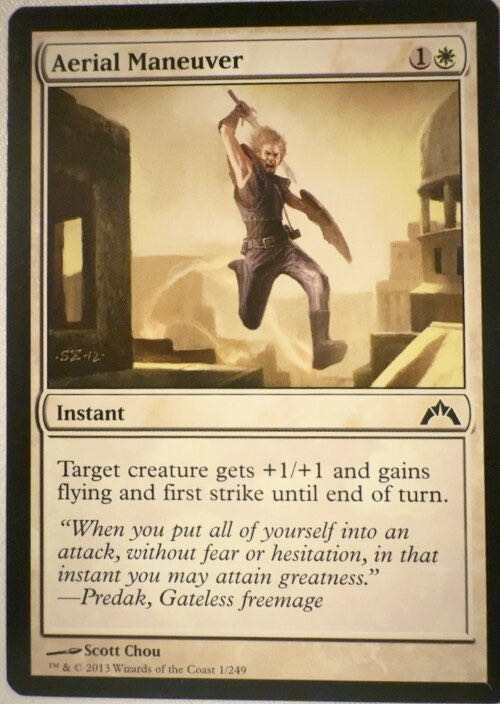 Aerial Maneuver  magic card collectible - Main Image 3