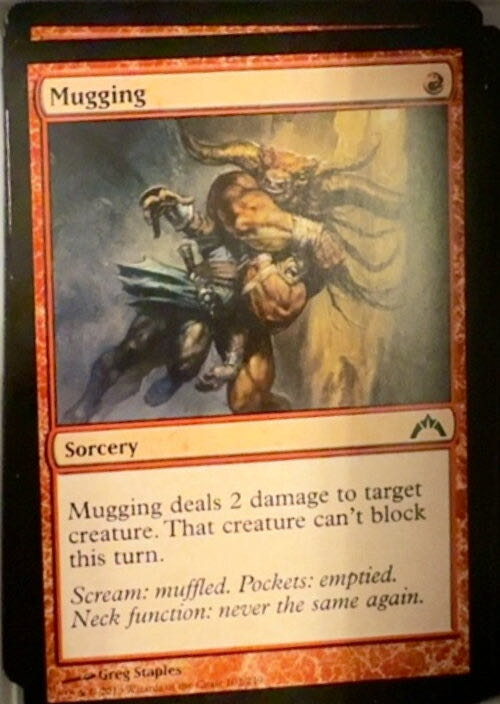 Mugging  magic card collectible - Main Image 2