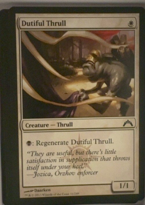 Dutiful Thrull  magic card collectible - Main Image 2