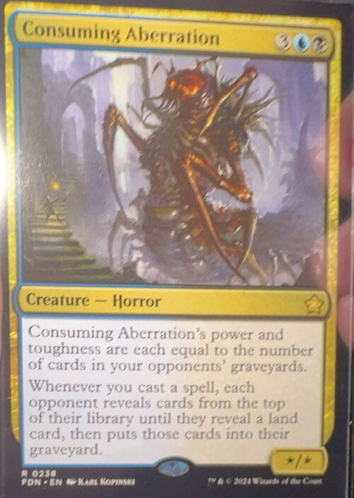 Consuming Aberration  magic card collectible - Main Image 2