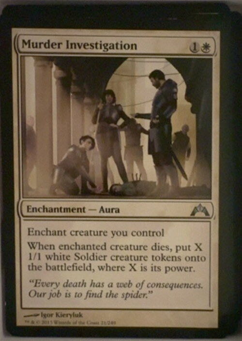 Murder Investigation  magic card collectible - Main Image 2