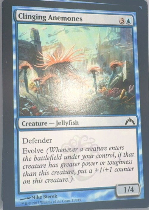 Clinging Anemones  magic card collectible - Main Image 2