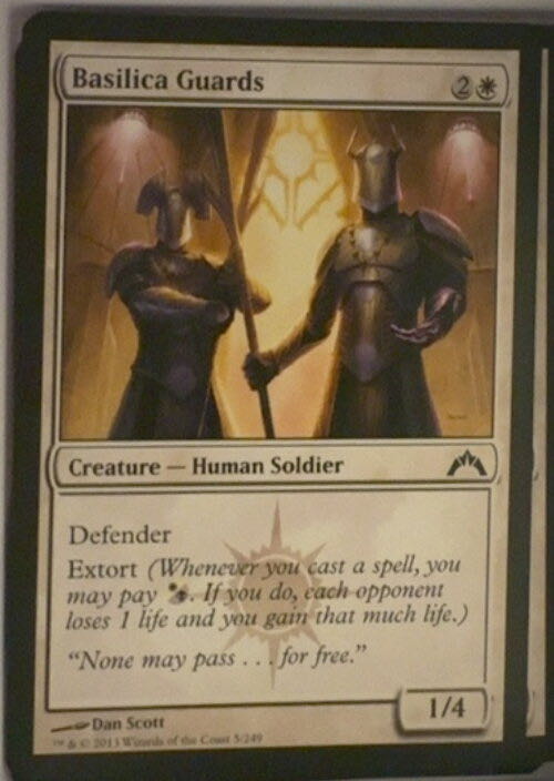Basilica Guards  magic card collectible - Main Image 2