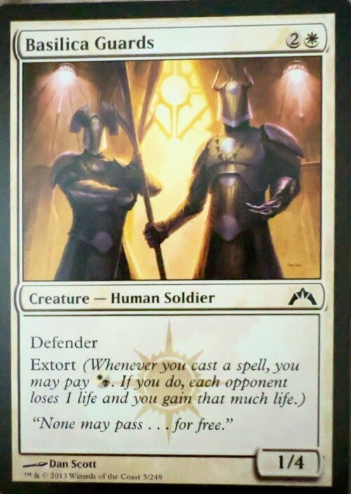 Basilica Guards  magic card collectible - Main Image 3