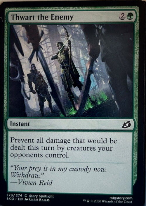Thwart the Enemy  magic card collectible - Main Image 2