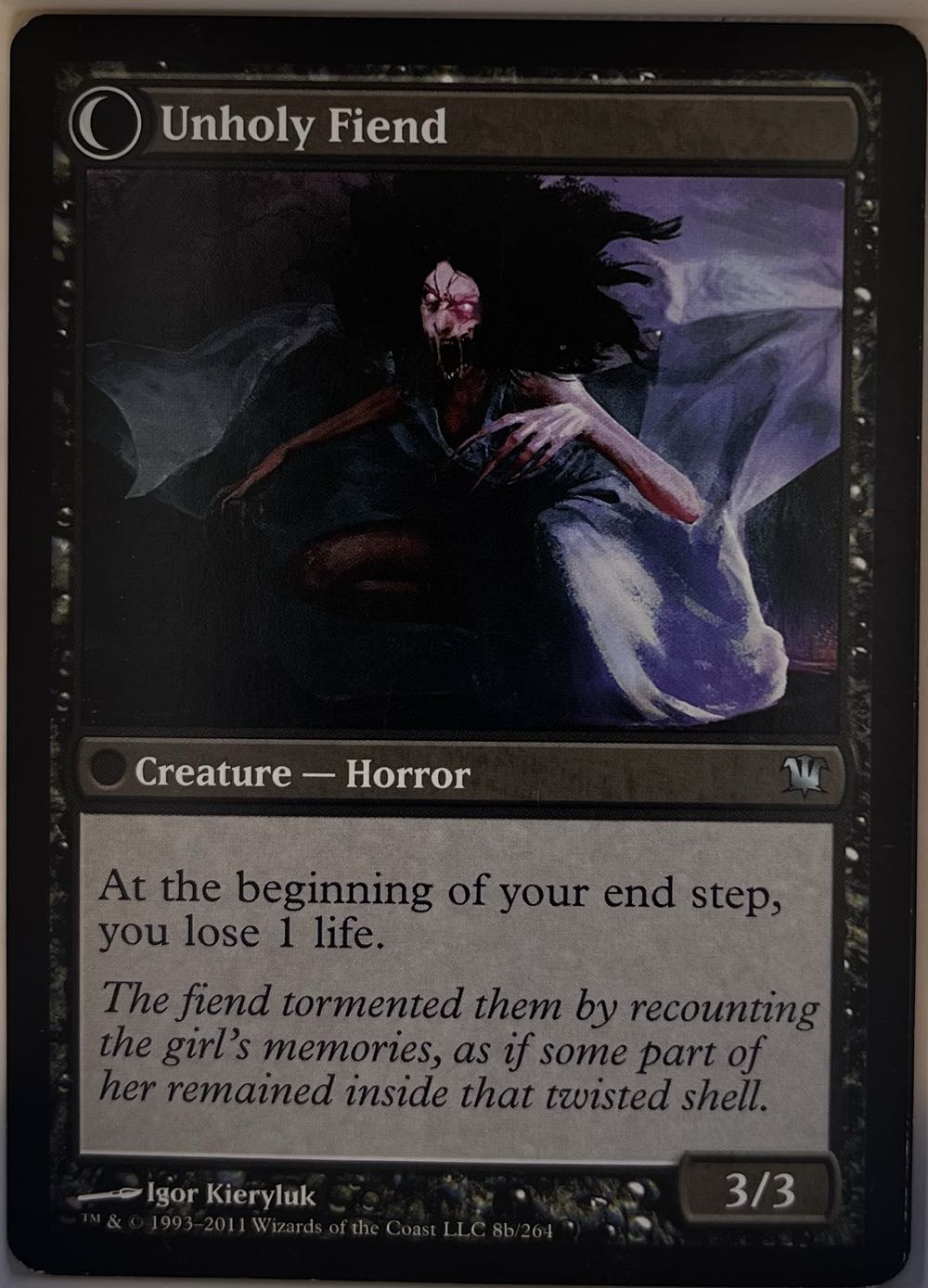 Cloistered Youth // Unholy Fiend  magic card collectible - Main Image 2