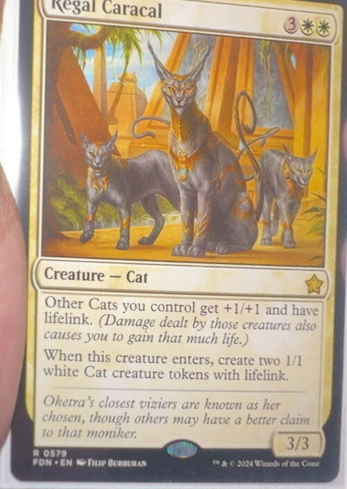 Regal Caracal  magic card collectible - Main Image 2