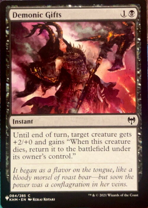 Demonic Gifts  magic card collectible - Main Image 3