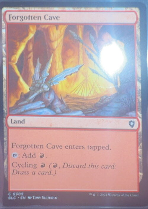 Forgotten Cave  magic card collectible - Main Image 3