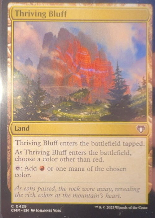 Thriving Bluff  magic card collectible - Main Image 2